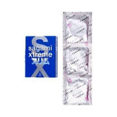 Розовые презервативы Sagami Xtreme FEEL FIT 3D - 3 шт. - Sagami - купить с доставкой в Махачкале