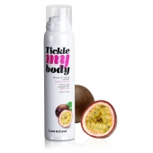 Массажная хрустящая пенка Tickle my body с ароматом маракуйи - 150 мл. - Love to Love - купить с доставкой в Махачкале