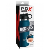 Мастурбатор-вагина в синей колбе F*ck Flask - Pipedream - в Махачкале купить с доставкой