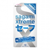 Презервативы Sagami Xtreme Ultrasafe с двойным количеством смазки - 10 шт. - Sagami - купить с доставкой в Махачкале