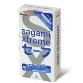 Презервативы Sagami Xtreme Ultrasafe с двойным количеством смазки - 10 шт. - Sagami - купить с доставкой в Махачкале