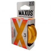 Презервативы анатомической формы Maxus Sensual - 3 шт. - Maxus - купить с доставкой в Махачкале