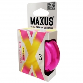 Ароматизированные презервативы Maxus Exotic Mix - 3 шт. - Maxus - купить с доставкой в Махачкале