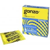 Классические презервативы с обильной смазкой Ganzo Classic - 3 шт. - Ganzo - купить с доставкой в Махачкале