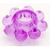 Мягкая фиолетовая гелевая насадка - Toyfa Basic - в Махачкале купить с доставкой