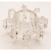 Прозрачное гелевое эрекционное кольцо-звезда - Toyfa Basic - в Махачкале купить с доставкой