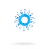 Голубая гелевая насадка с шипиками - Toyfa Basic - в Махачкале купить с доставкой