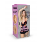 Двусторонний мастурбатор Misha Maver - 22 см. - ФлешНаш - в Махачкале купить с доставкой