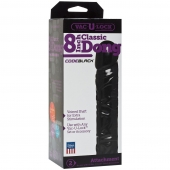 Насадка-фаллоимитатор Vac-U-Lock CodeBlack 8 Inch Classic Dong - 19,3 см. - Doc Johnson - купить с доставкой в Махачкале