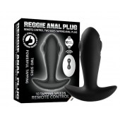 Черный массажер простаты с вибрацией, эффектом маятника и пультом ДУ - Secwell - в Махачкале купить с доставкой