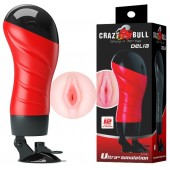 Мастурбатор-вагина Delia с вибрацией и присоской - Baile - в Махачкале купить с доставкой