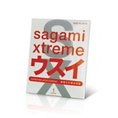 Ультратонкий презерватив Sagami Xtreme SUPERTHIN - 1 шт. - Sagami - купить с доставкой в Махачкале