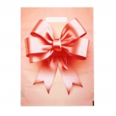 Пакет с принтом в виде банта с вырубной ручкой (30х40 см) - Сима-Ленд - купить с доставкой в Махачкале