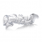 Прозрачная насадка для увеличения члена 2 Inch Clear Extender Sleeve - XR Brands - в Махачкале купить с доставкой