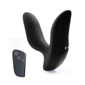 Черный вибромассажер простаты 3,5’’ Remote Control Curve P-spot Massager - 12 см. - Erokay - в Махачкале купить с доставкой
