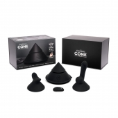 Конусный вибромассажер Cowgirl Cone с 2 насадками - CowGirl - купить с доставкой в Махачкале