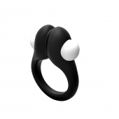 Черное эрекционное кольцо Zippy Vibrating Ring With Bullet - Adrien Lastic - в Махачкале купить с доставкой