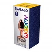 Анальная втулка Wooomy Tralalo Size S с прозрачным кристаллом - Adrien Lastic