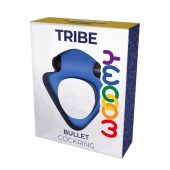 Синее эрекционное кольцо Wooomy Tribeс с вибрацией - Adrien Lastic - в Махачкале купить с доставкой