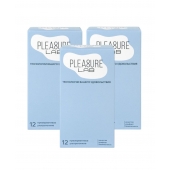 Набор из 3 упаковок ультратонких презервативов Pleasure Lab (по 12 шт.) - Pleasure Lab - купить с доставкой в Махачкале