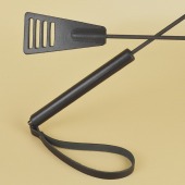 Черный кожаный стек «Сириус» - 60 см. - Sitabella - купить с доставкой в Махачкале