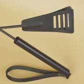 Черный кожаный стек «Сириус» - 60 см. - Sitabella - купить с доставкой в Махачкале