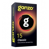 Классические презервативы с обильной смазкой Ganzo Classic - 15 шт. - Ganzo - купить с доставкой в Махачкале
