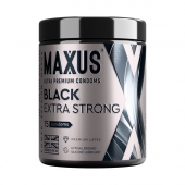 Черные утолщенные презервативы MAXUS Extra Strong с железным кейсом - 15 шт. - Maxus - купить с доставкой в Махачкале