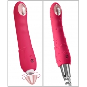 Малиновая насадка на душ с вибрацией Showers to orgasm - 20,1 см. - Orion - купить с доставкой в Махачкале