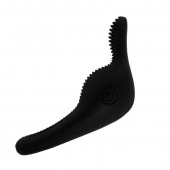 Чёрное эрекционное виброкольцо Thimble - Baile - в Махачкале купить с доставкой