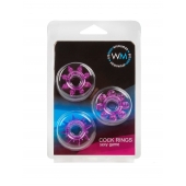 Набор из 3 лиловых эрекционных колец различной формы - Erowoman-Eroman - в Махачкале купить с доставкой