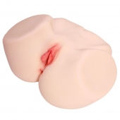 Мастурбатор-полуторс с двойным слоем материала и вибрацией Jenny Onahole Real Vagina - KOKOS - в Махачкале купить с доставкой