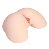 Мастурбатор-полуторс с двойным слоем материала и вибрацией Jenny Onahole Real Hips - KOKOS - в Махачкале купить с доставкой