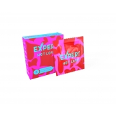Презервативы с разогревающим эффектом Expert Hot Love - 3 шт. - Expert - купить с доставкой в Махачкале