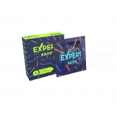 Светящиеся в темноте презервативы Expert Neon - 3 шт. - Expert - купить с доставкой в Махачкале