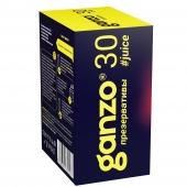 Ароматизированные презервативы Ganzo Juice - 30 шт. - Ganzo - купить с доставкой в Махачкале