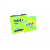 Ультратонкие презервативы Expert Invisible - 3 шт. - Expert - купить с доставкой в Махачкале