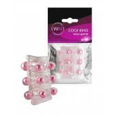 Прозрачная сквозная насадка на пенис с цветными шариками - Erowoman-Eroman - в Махачкале купить с доставкой