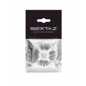 Эластичное эрекционное кольцо с черными «ресничками» - Sextaz - в Махачкале купить с доставкой