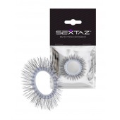 Круглое эрекционное кольцо с «ресничками» - Sextaz - в Махачкале купить с доставкой