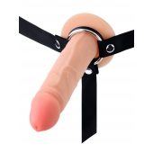 Мужской полый страпон на регулируемых ремнях - 18,5 см. - Sex Expert - купить с доставкой в Махачкале