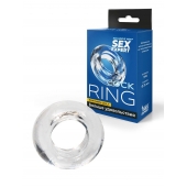 Прозрачное эрекционное кольцо-бублик - Sex Expert - в Махачкале купить с доставкой
