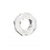 Прозрачное эрекционное кольцо в форме гайки - Sex Expert - в Махачкале купить с доставкой