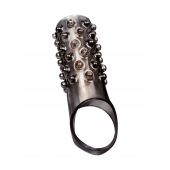 Дымчатая насадка на пенис с выпуклостями - 12 см. - Sex Expert - в Махачкале купить с доставкой