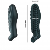 Серая силиконовая насадка на пенис с подхватом Manwan Ryzer - Manwan - в Махачкале купить с доставкой