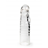 Прозрачная закрытая насадка на член - 15 см. - Sex Expert - в Махачкале купить с доставкой