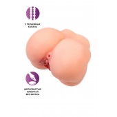 Реалистичный мастурбатор в форме попки с 2 любовными входами - No Name - в Махачкале купить с доставкой