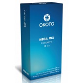 Презервативы OKOTO Mega Mix - 18 шт. - Sitabella - купить с доставкой в Махачкале