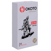 Точечные презервативы OKOTO Dotted - 12 шт. - Sitabella - купить с доставкой в Махачкале