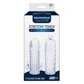 Набор из 2 прозрачных насадок на член Seductive Tickler Sleeves Set - NMC - в Махачкале купить с доставкой